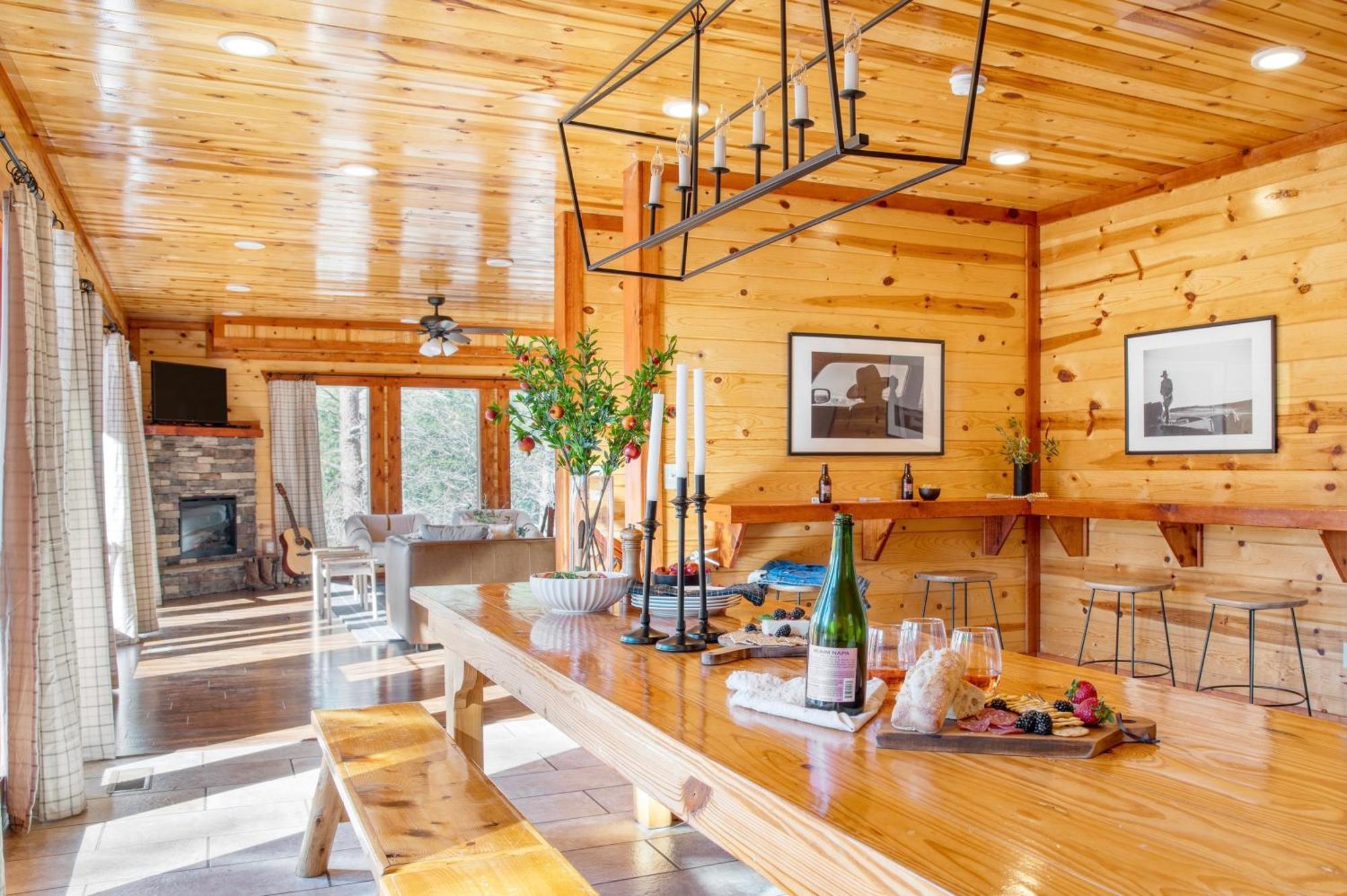 Sycamore By Avantstay Spectacular Mountain Home W Indoor Pool Hot Tub Home Theatre Fire Pit Sevierville Exterior foto