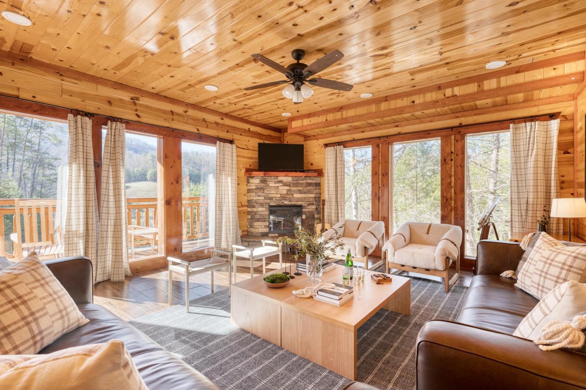 Sycamore By Avantstay Spectacular Mountain Home W Indoor Pool Hot Tub Home Theatre Fire Pit Sevierville Exterior foto